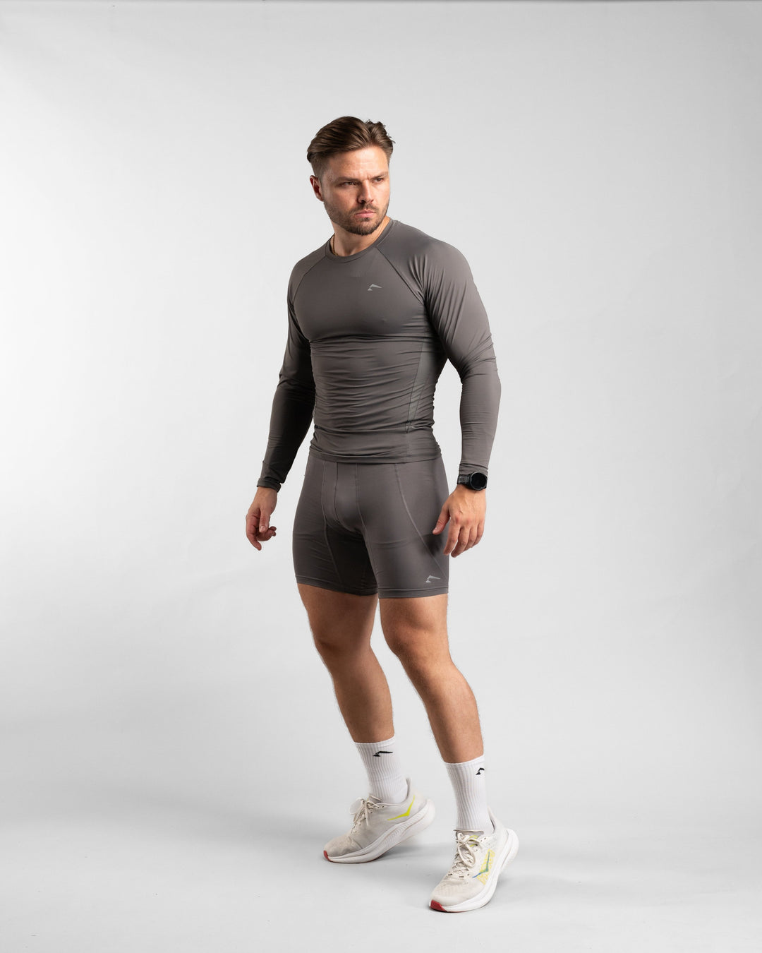 Core Compression Longsleeve (Clay) - Athletic Aesthetics