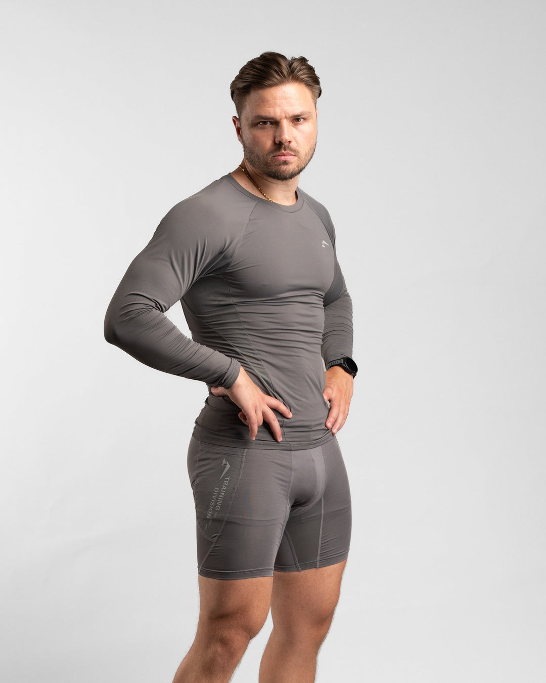 Core Compression Longsleeve (Clay) - Athletic Aesthetics