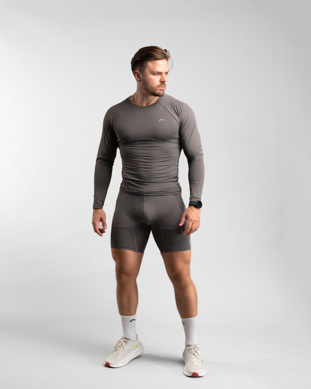 Core Compression Longsleeve (Clay) - Athletic Aesthetics