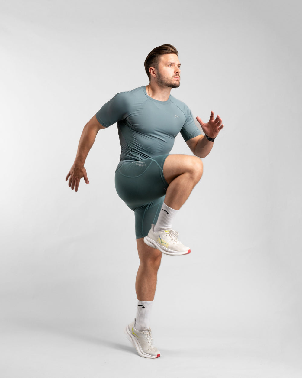 Core Compression Shirt (Arctic Mint) - Athletic Aesthetics