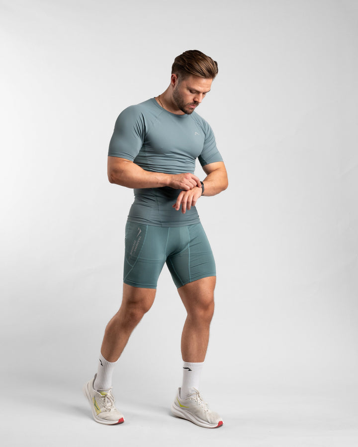 Core Compression Shirt (Arctic Mint) - Athletic Aesthetics