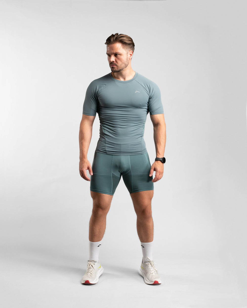 Core Compression Shorts (Arctic Mint) - Athletic Aesthetics