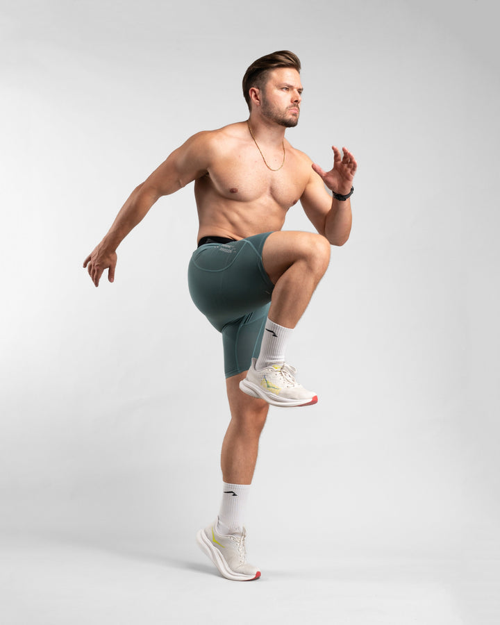 Core Compression Shorts (Arctic Mint) - Athletic Aesthetics