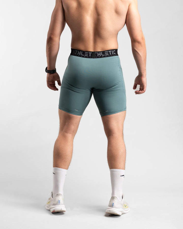 Core Compression Shorts (Arctic Mint) - Athletic Aesthetics