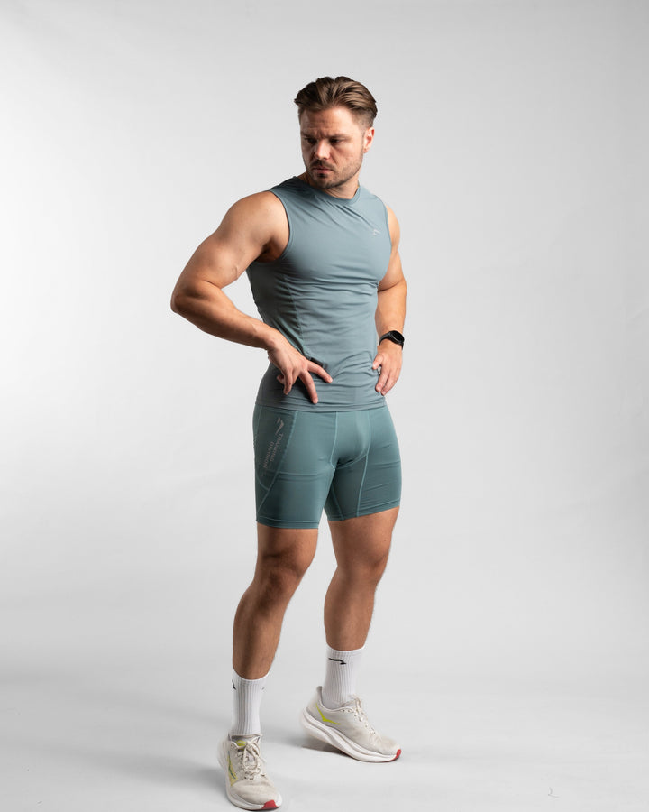 Core Compression Shorts (Arctic Mint) - Athletic Aesthetics