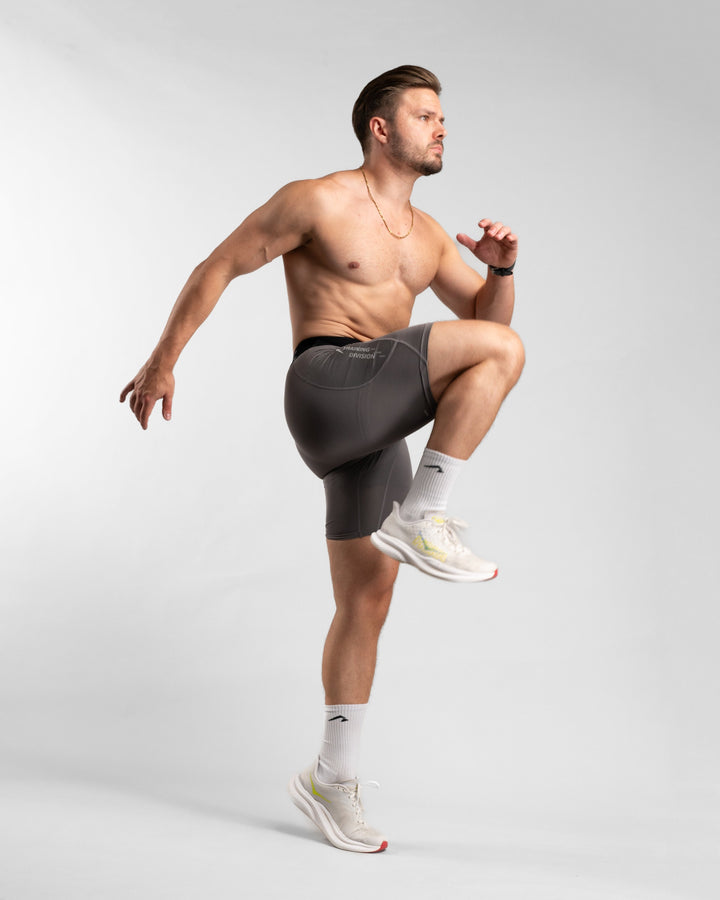 Core Compression Shorts (Clay) - Athletic Aesthetics