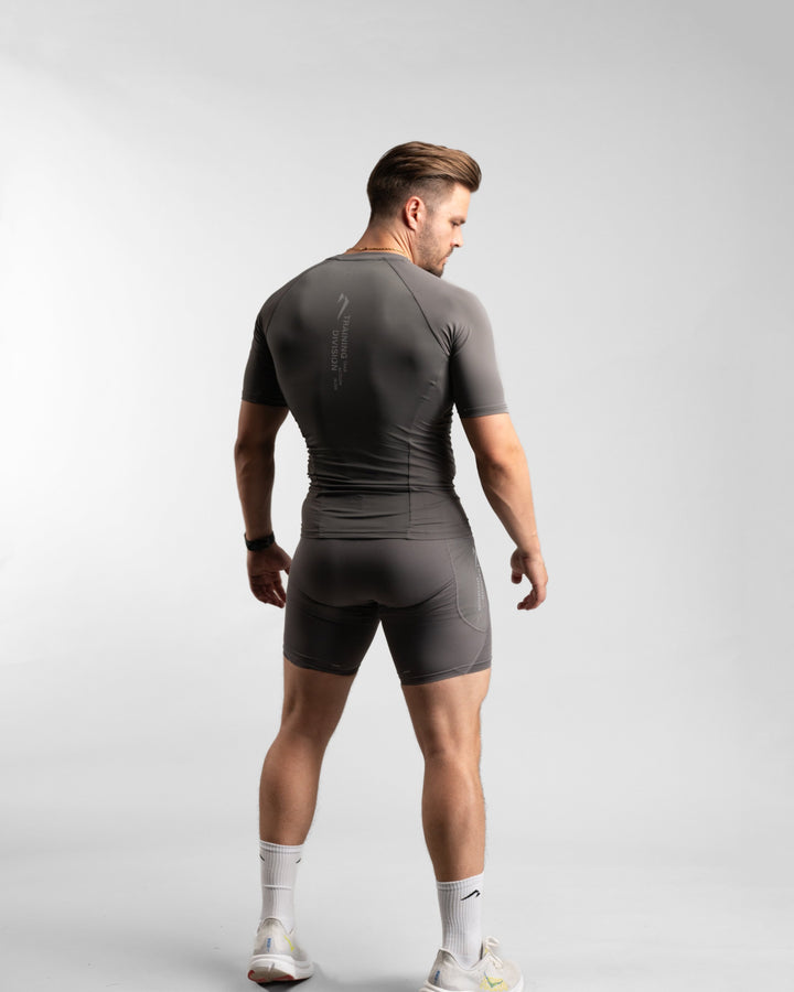 Core Compression Shorts (Clay) - Athletic Aesthetics