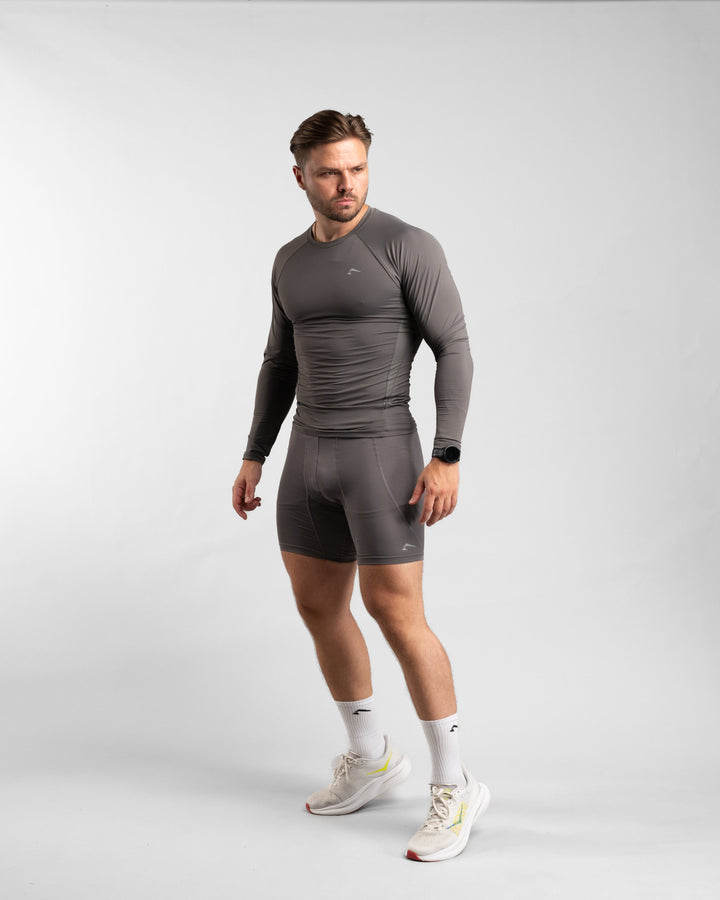 Core Compression Shorts (Clay) - Athletic Aesthetics