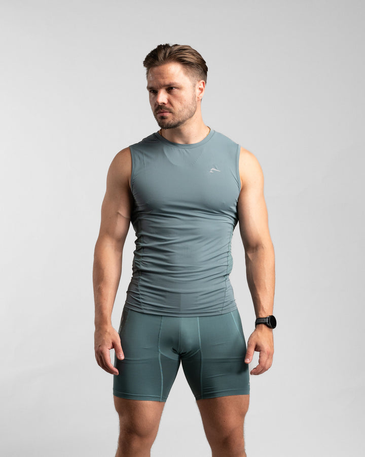 Core Compression Tanktop (Arctic Mint) - Athletic Aesthetics
