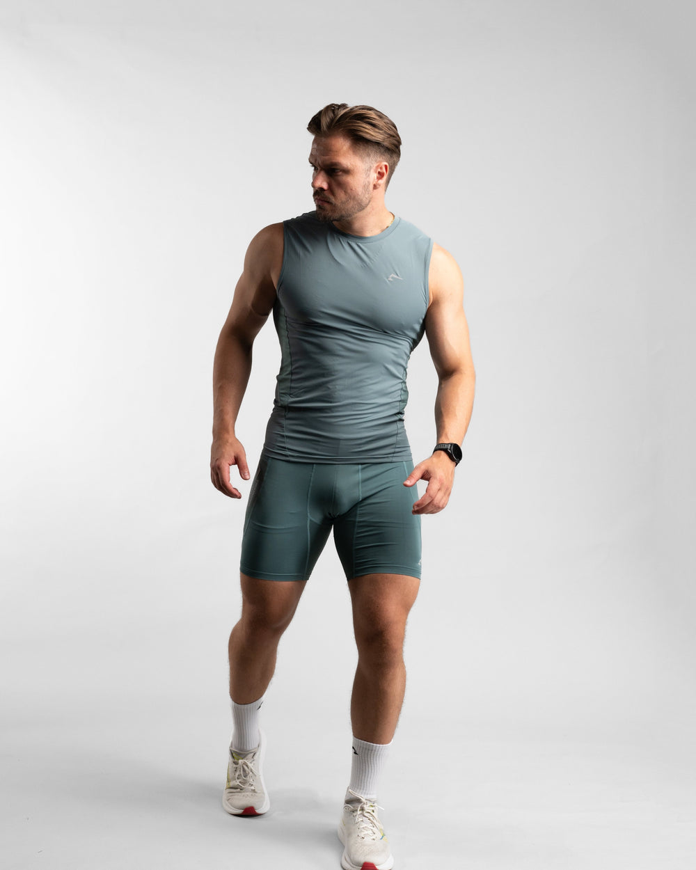 Core Compression Tanktop (Arctic Mint) - Athletic Aesthetics