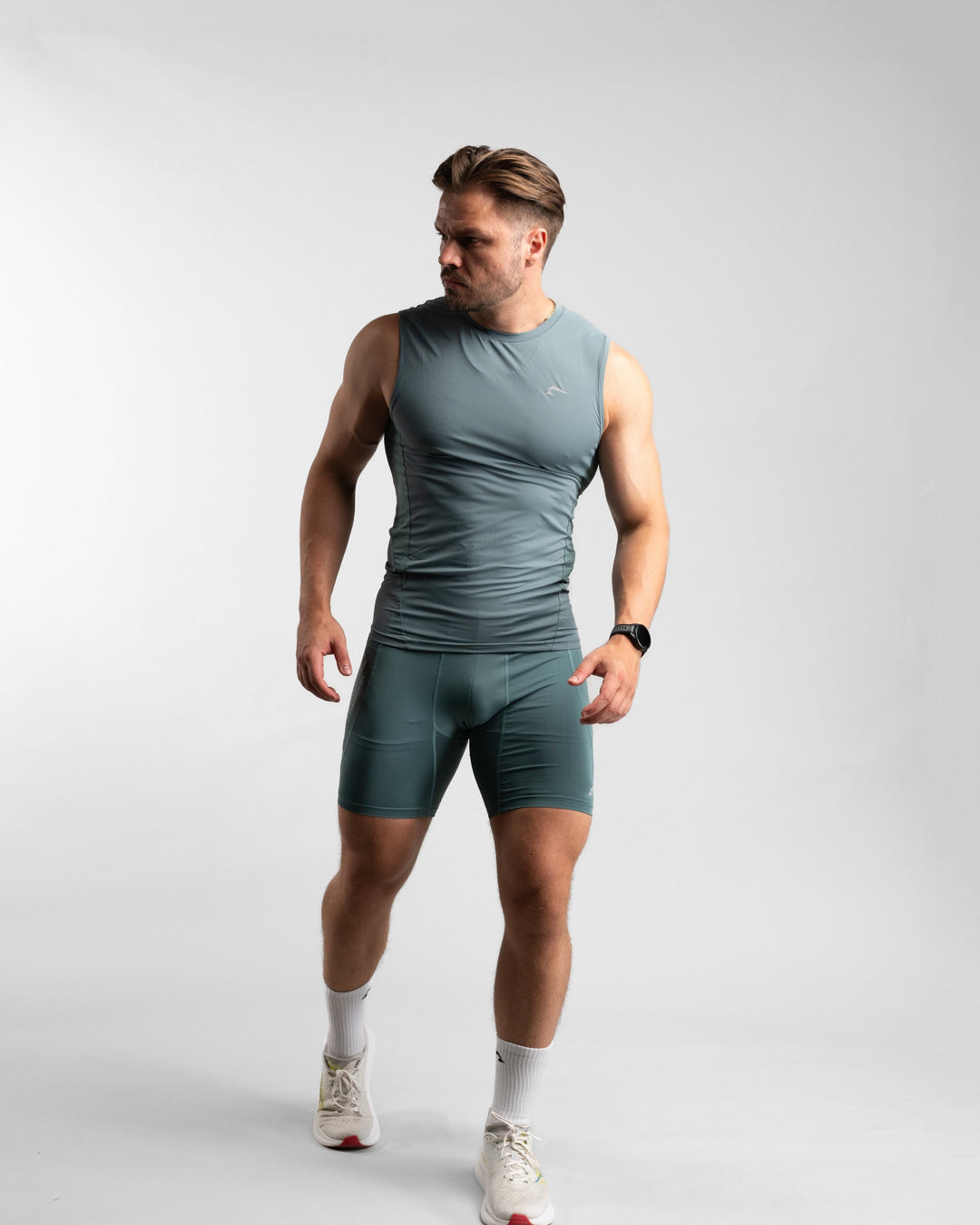Core Compression Tanktop (Arctic Mint) - Athletic Aesthetics