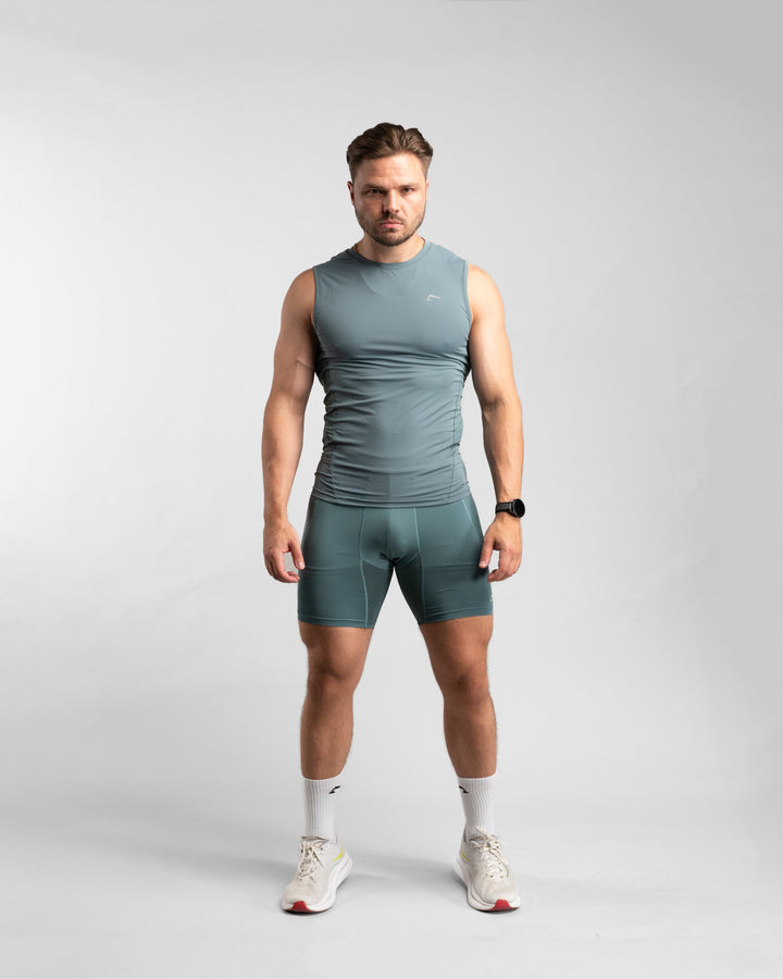 Core Compression Tanktop (Arctic Mint) - Athletic Aesthetics