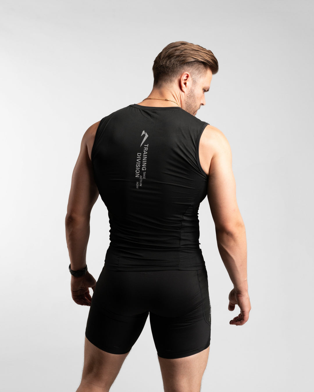 Core Compression Tanktop (Black) - Athletic Aesthetics