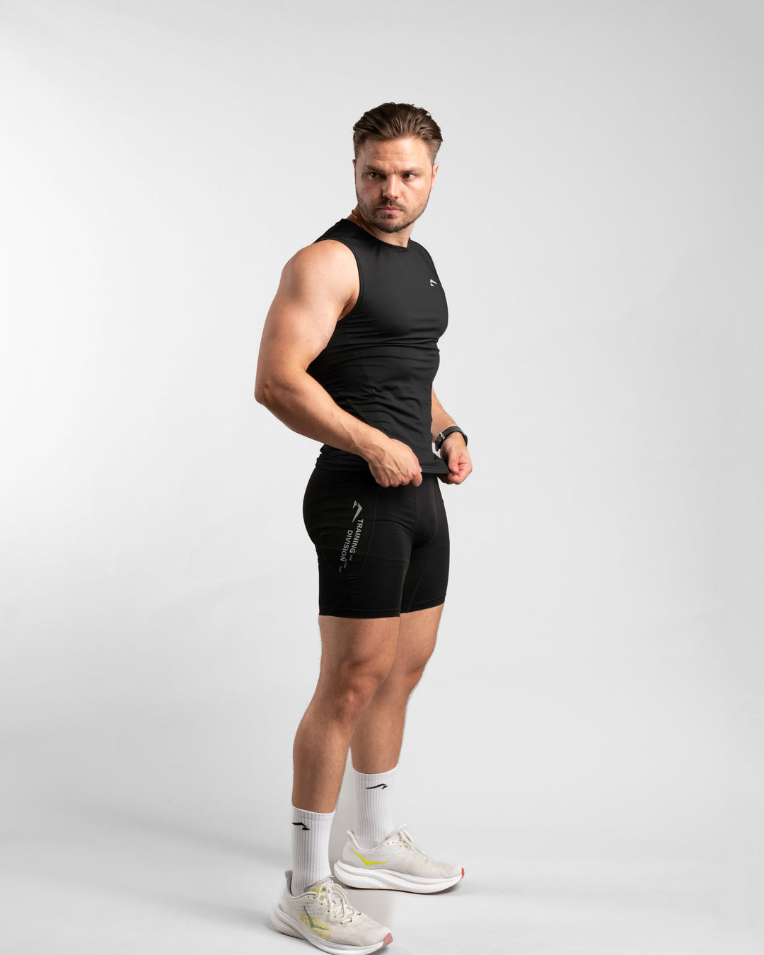 Core Compression Tanktop (Black) - Athletic Aesthetics