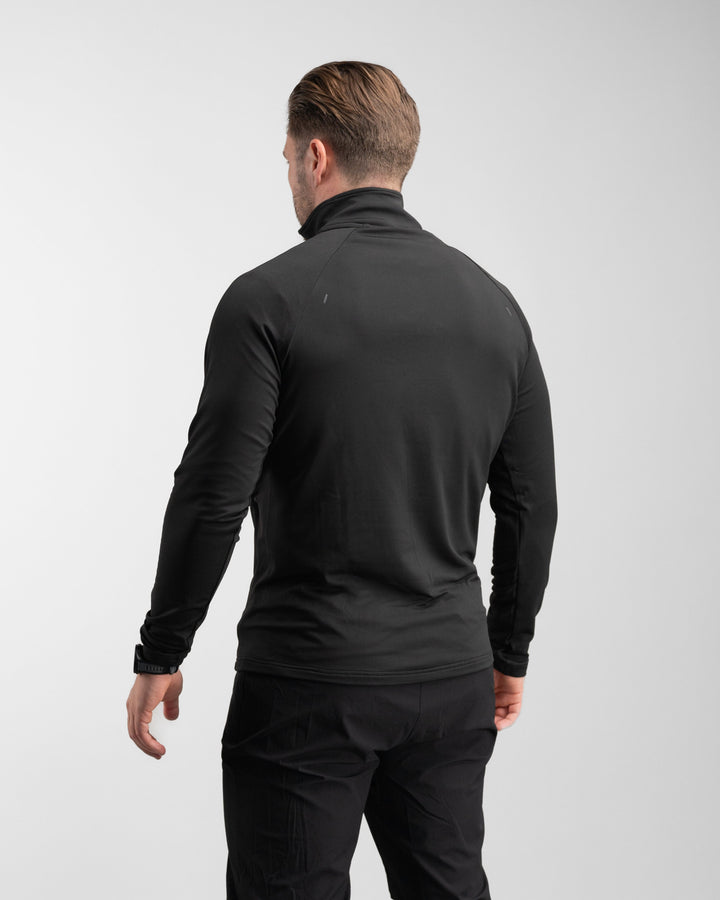 Core Performance Full Zip (Black/Black) - Athletic Aesthetics