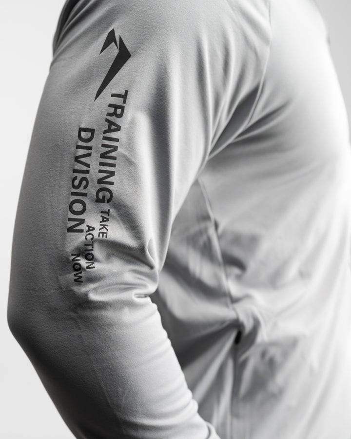 Core Performance Full Zip (Light Grey) - Athletic Aesthetics