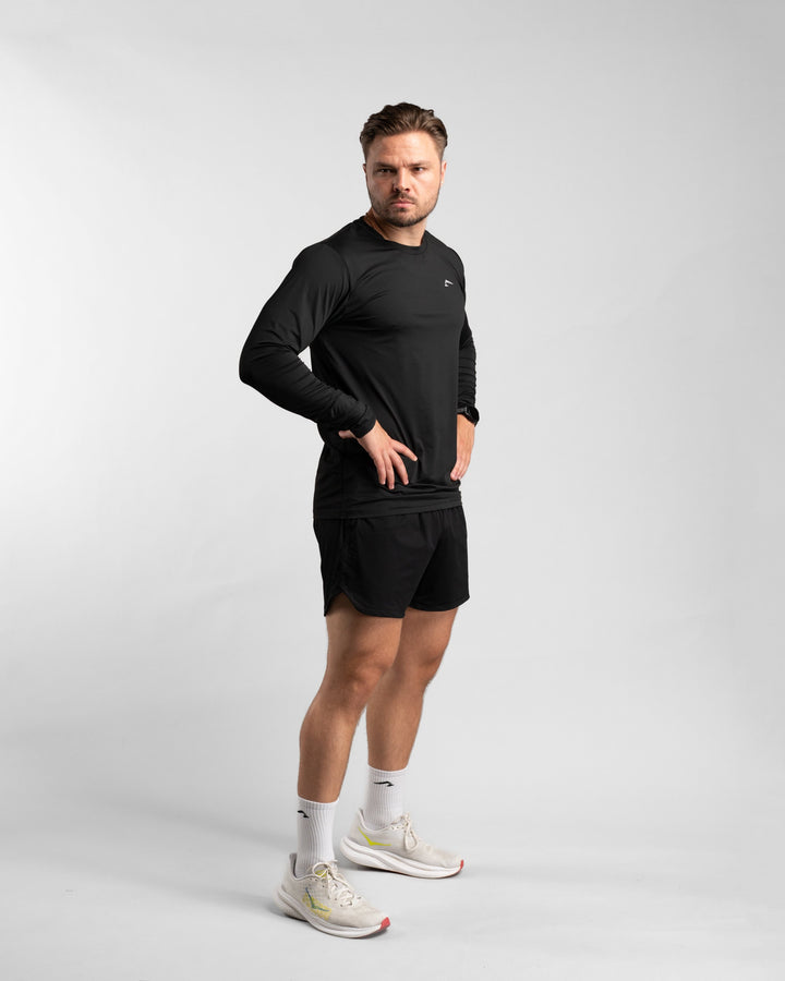 Core Performance Longsleeve (Black) - Athletic Aesthetics