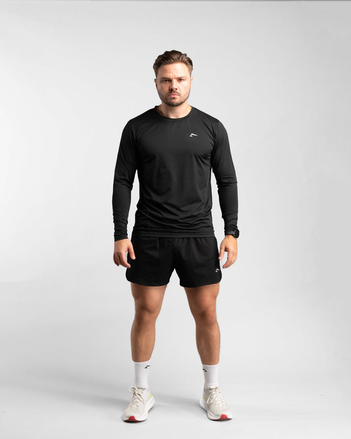 Core Performance Longsleeve (Black) - Athletic Aesthetics