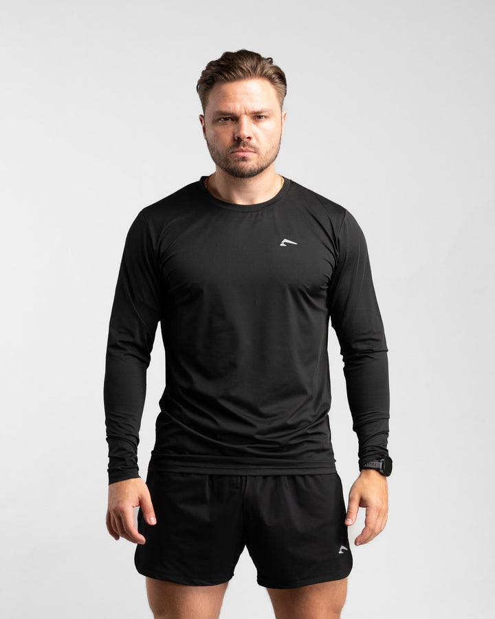 Core Performance Longsleeve (Black) - Athletic Aesthetics