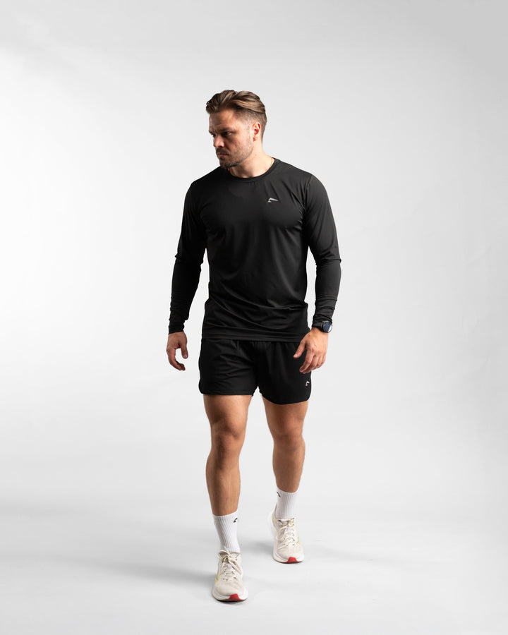 Core Performance Longsleeve (Black) - Athletic Aesthetics
