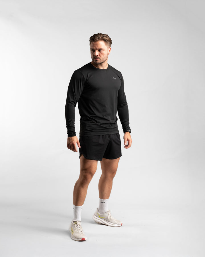 Core Performance Longsleeve (Black) - Athletic Aesthetics