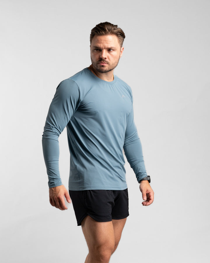 Core Performance Longsleeve (Glacier Blue) - Athletic Aesthetics
