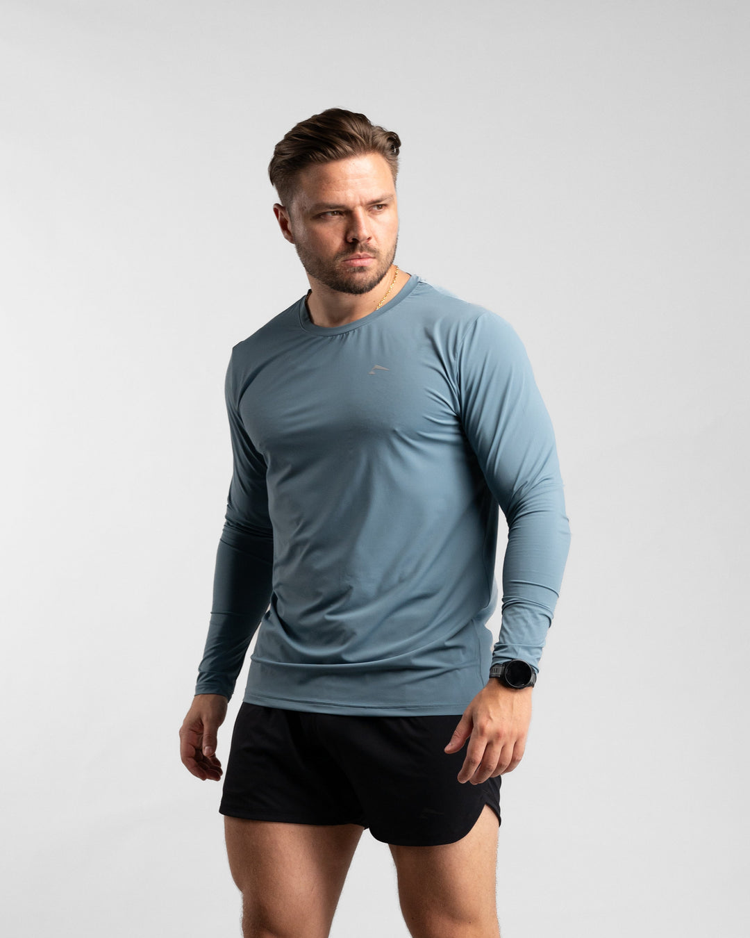 Core Performance Longsleeve (Glacier Blue) - Athletic Aesthetics