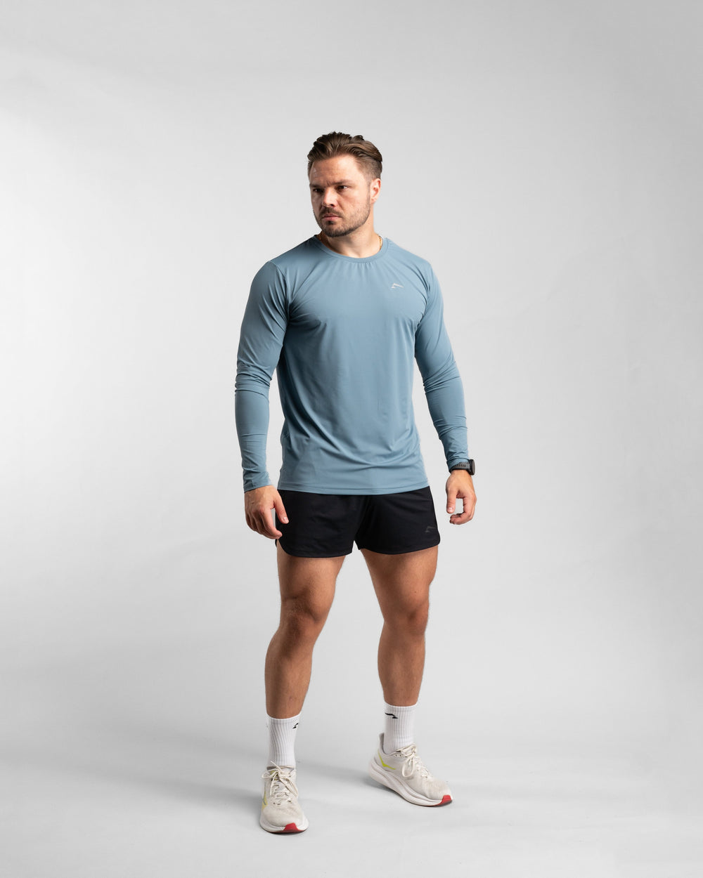 Core Performance Longsleeve (Glacier Blue) - Athletic Aesthetics