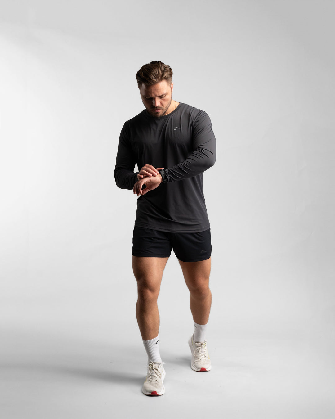 Core Performance Longsleeve (Graphite) - Athletic Aesthetics