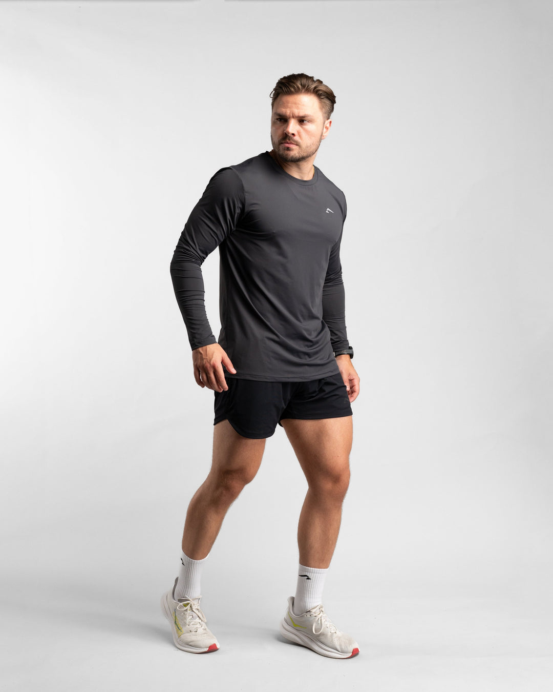 Core Performance Longsleeve (Graphite) - Athletic Aesthetics