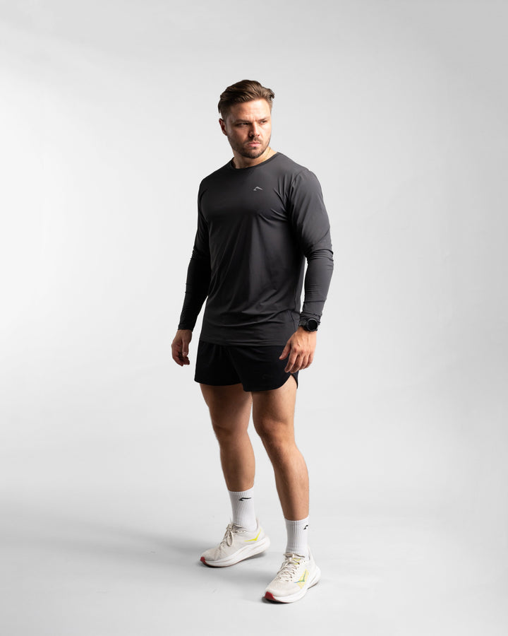 Core Performance Longsleeve (Graphite) - Athletic Aesthetics