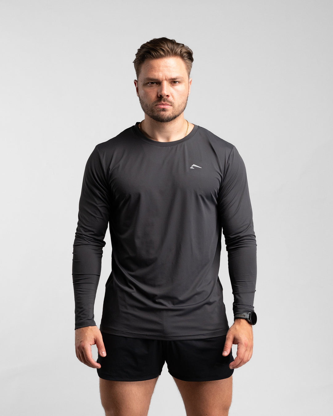 Core Performance Longsleeve (Graphite) - Athletic Aesthetics