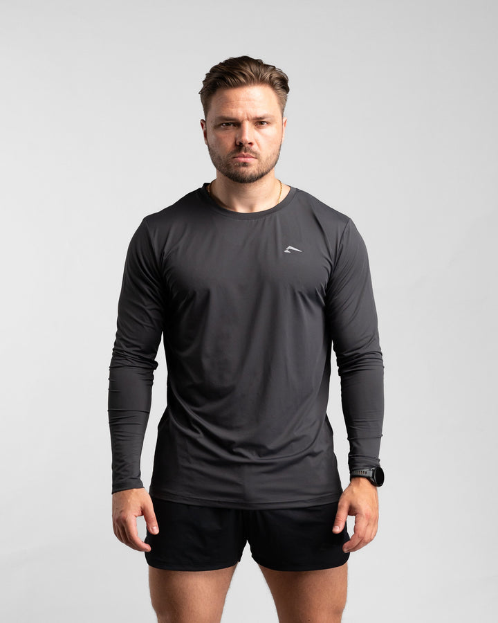 Core Performance Longsleeve (Graphite) - Athletic Aesthetics