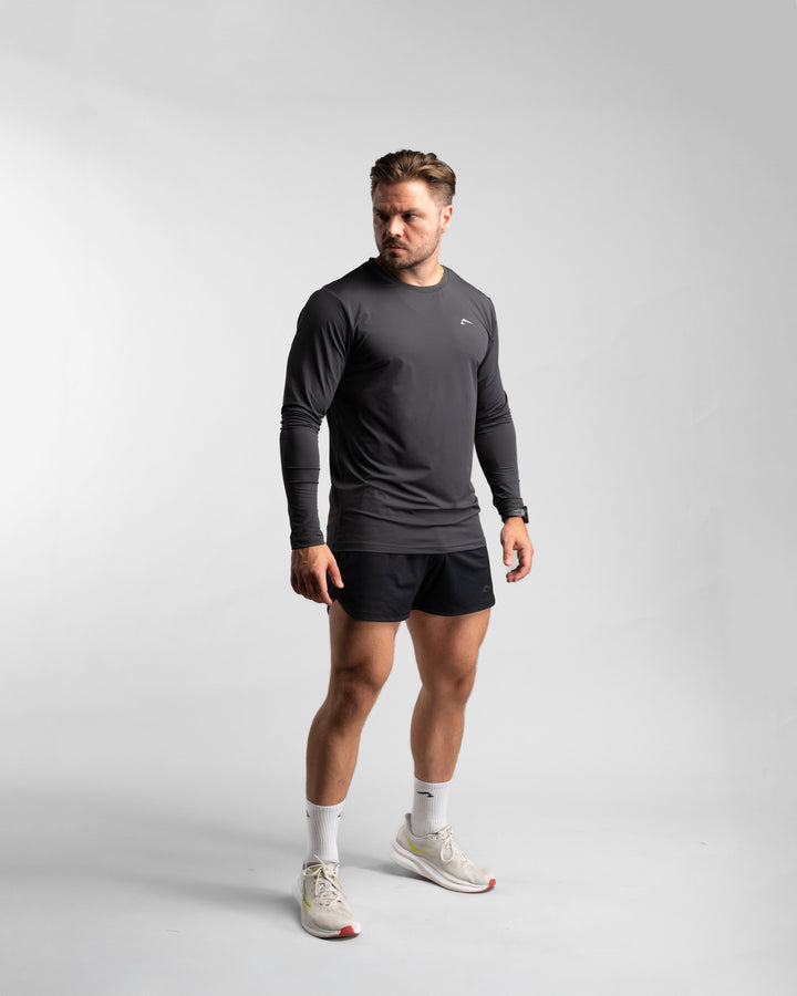 Core Performance Longsleeve (Graphite) - Athletic Aesthetics