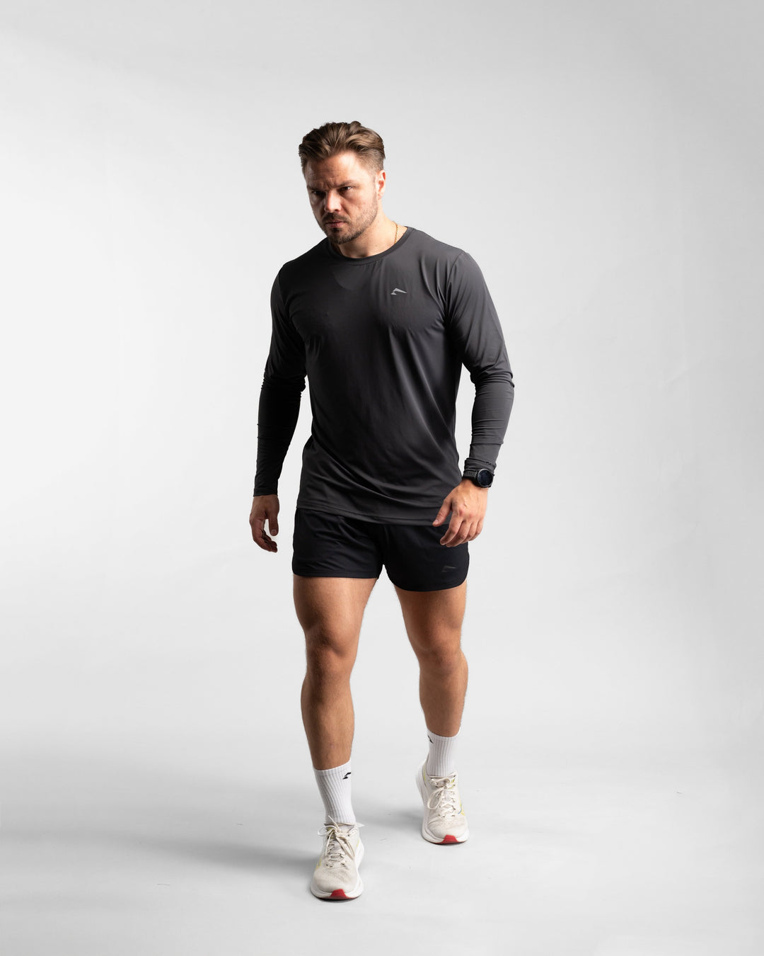 Core Performance Longsleeve (Graphite) - Athletic Aesthetics