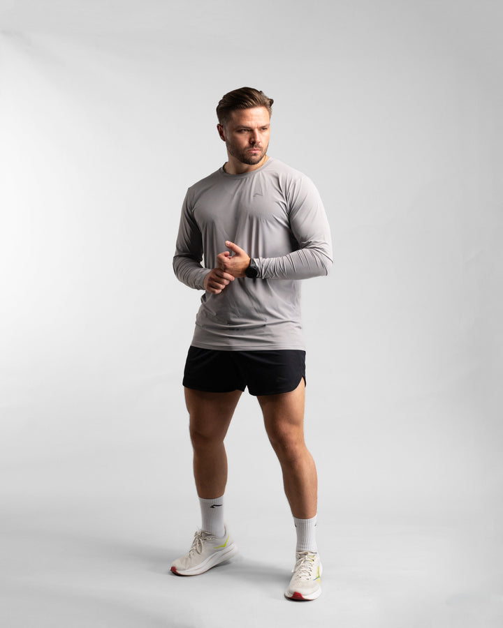 Core Performance Longsleeve (Stone) - Athletic Aesthetics