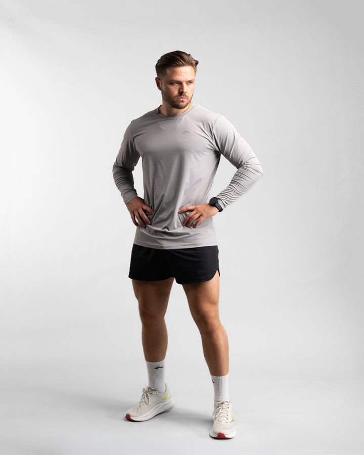Core Performance Longsleeve (Stone) - Athletic Aesthetics