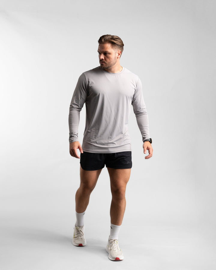 Core Performance Longsleeve (Stone) - Athletic Aesthetics