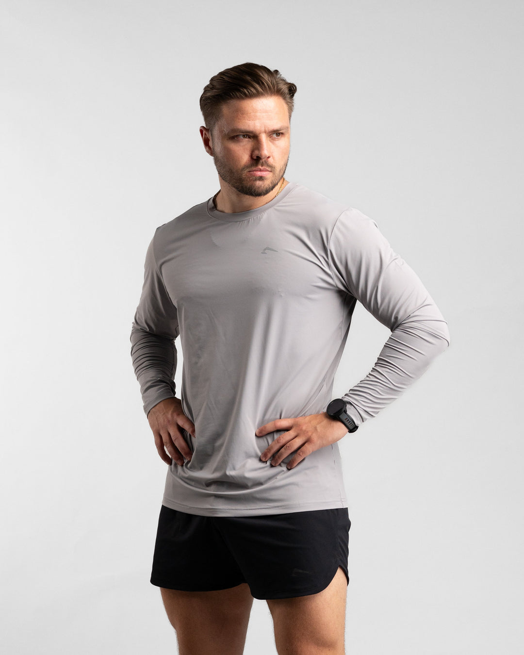 Core Performance Longsleeve (Stone) - Athletic Aesthetics