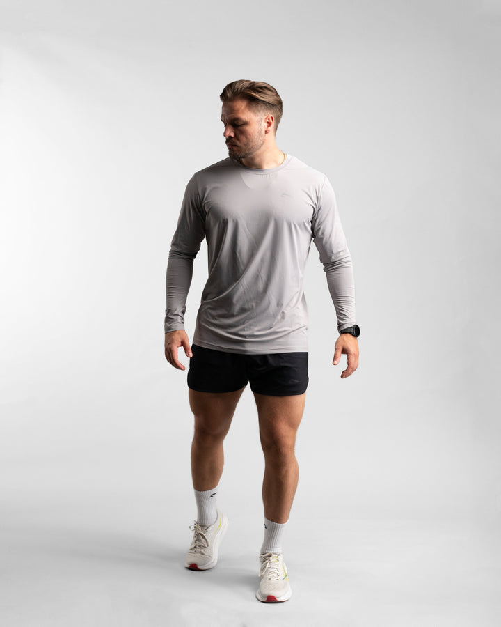 Core Performance Longsleeve (Stone) - Athletic Aesthetics