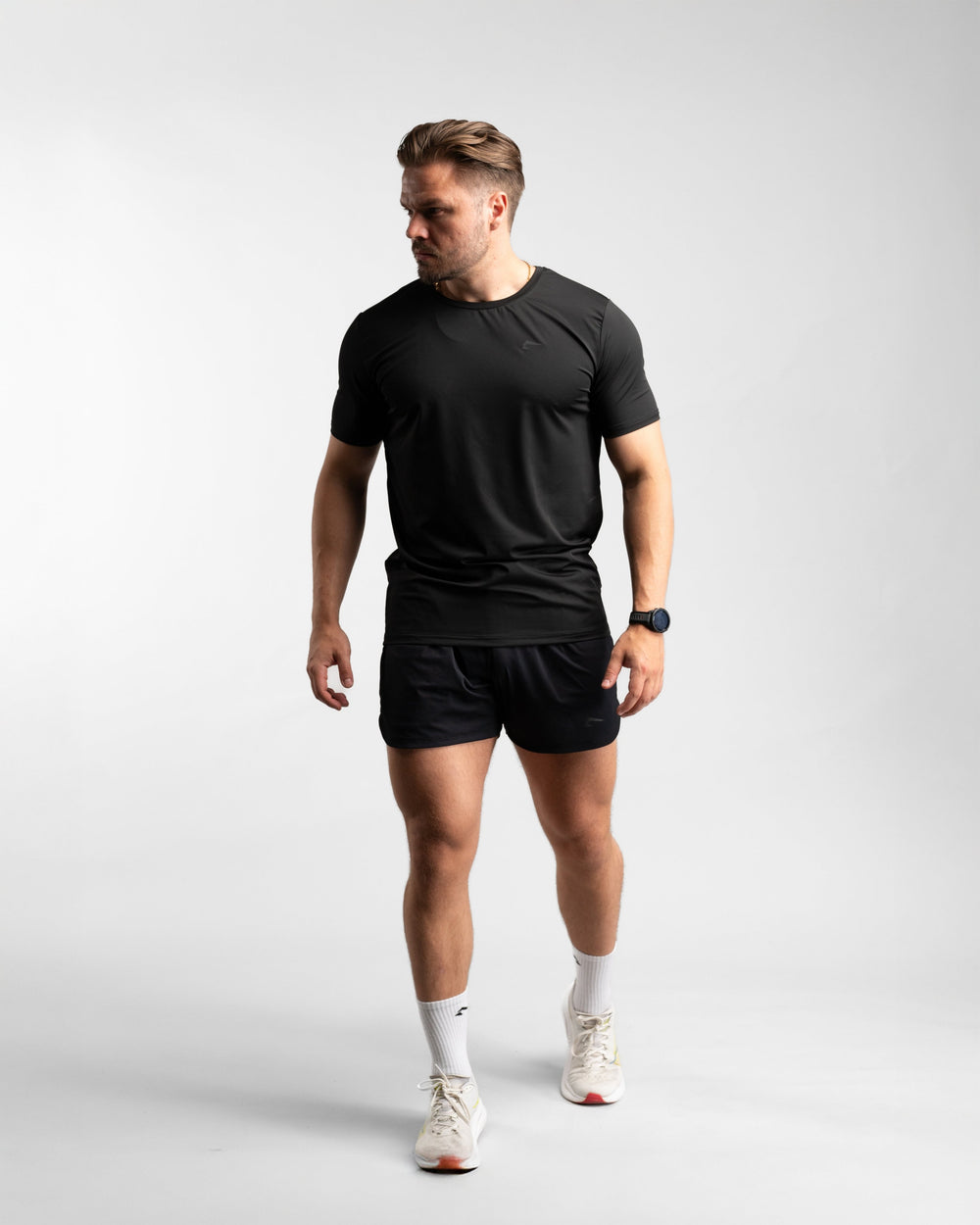 Core Performance T-Shirt (Black/Black) - Athletic Aesthetics