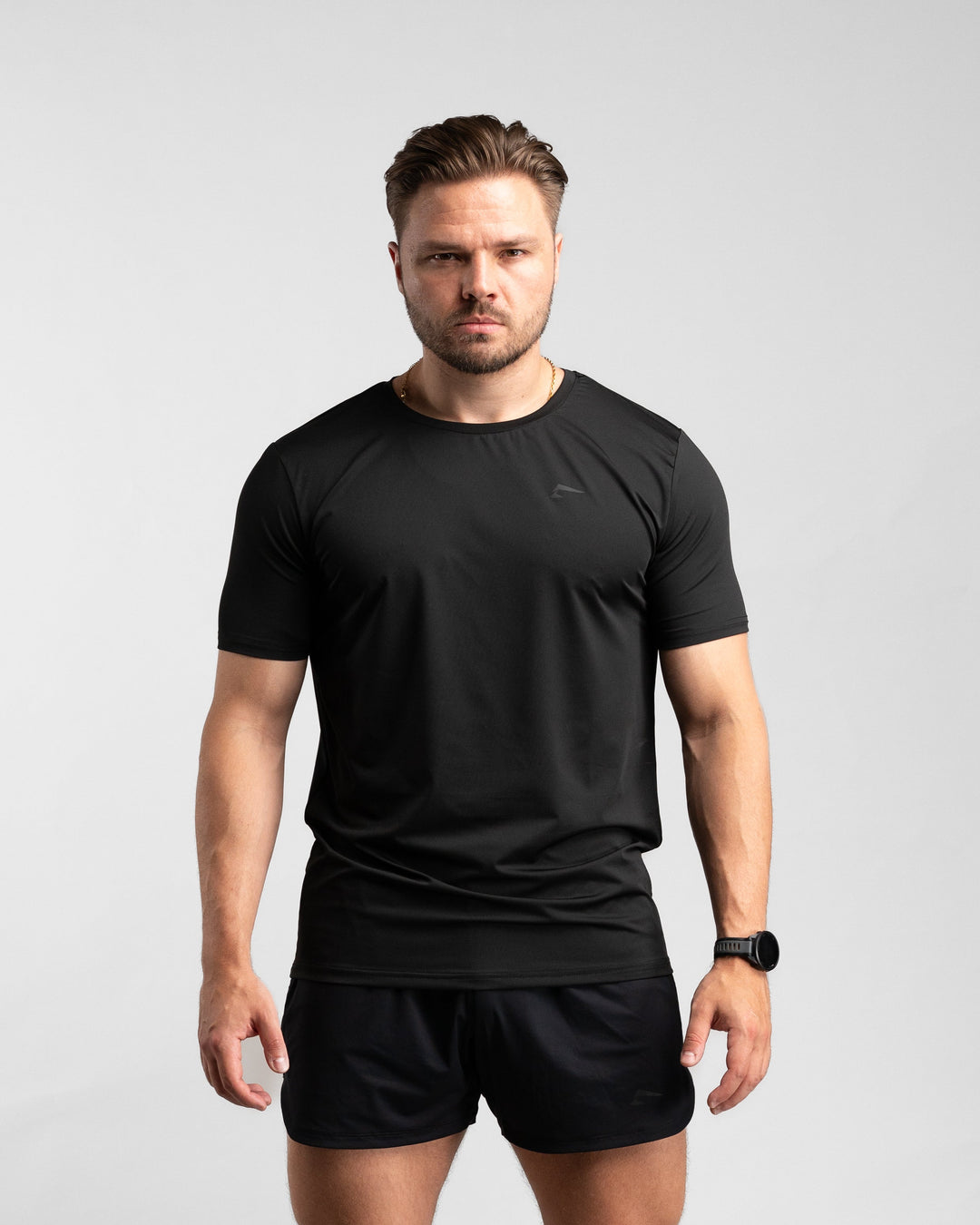 Core Performance T-Shirt (Black/Black) - Athletic Aesthetics