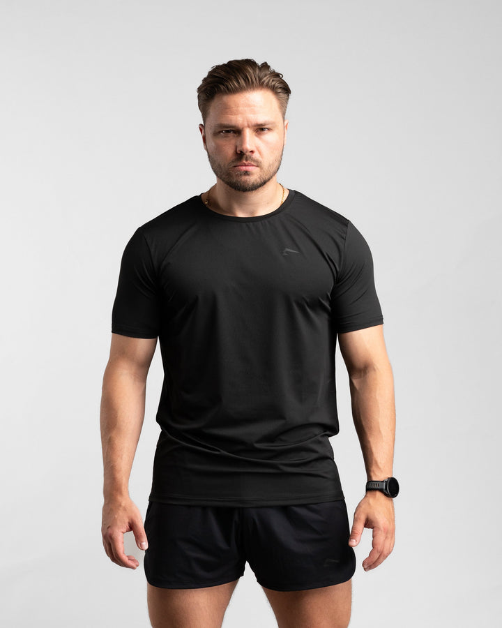 Core Performance T-Shirt (Black/Black) - Athletic Aesthetics