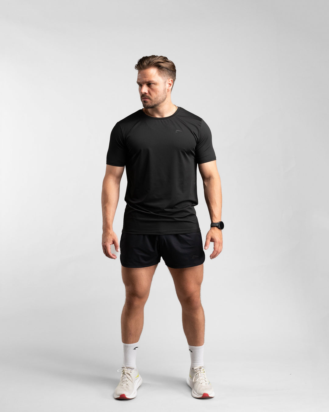 Core Performance T-Shirt (Black/Black) - Athletic Aesthetics