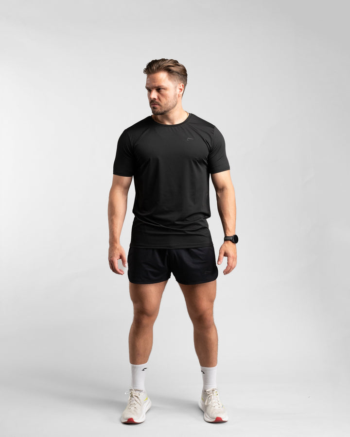 Core Performance T-Shirt (Black/Black) - Athletic Aesthetics