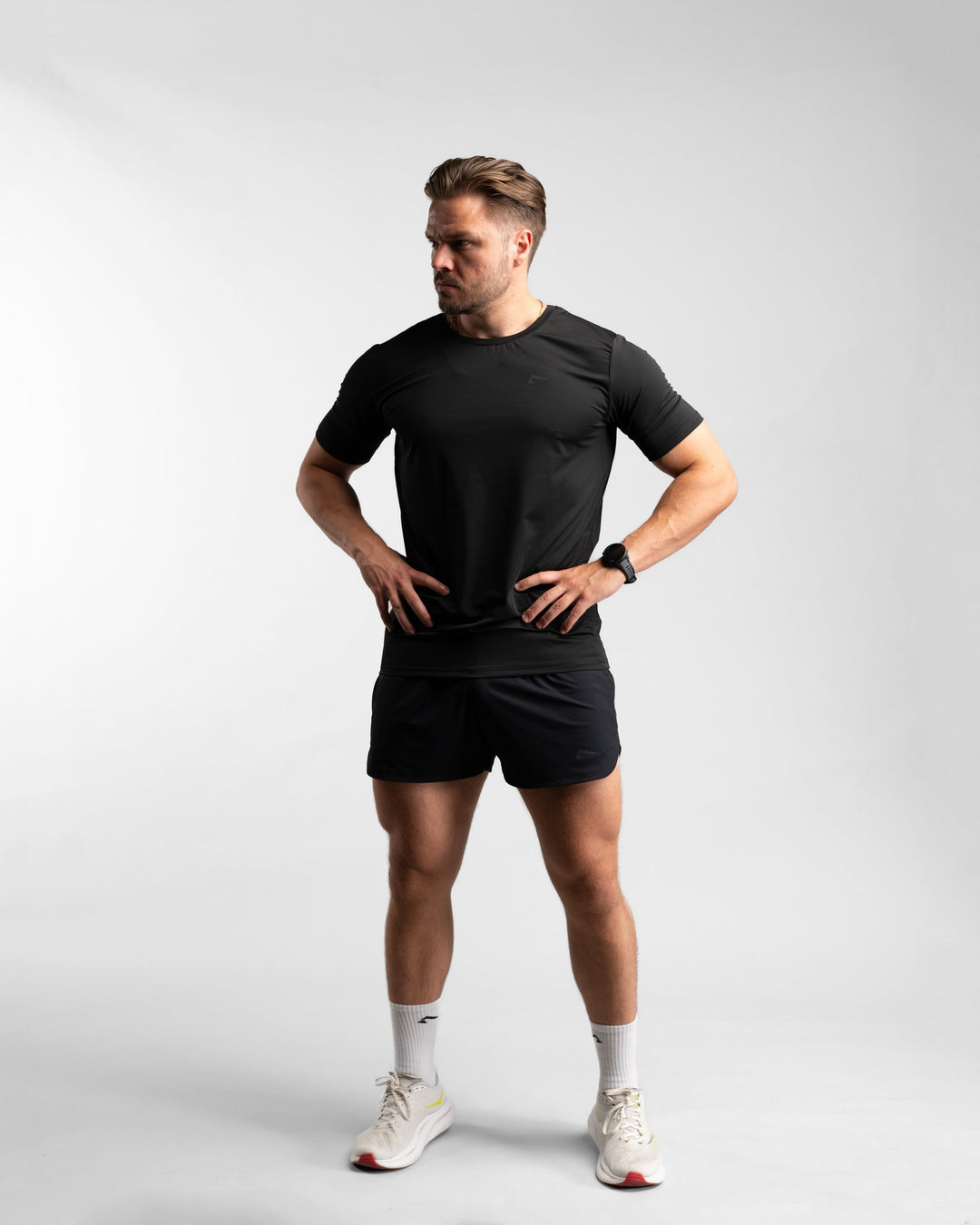 Core Performance T-Shirt (Black/Black) - Athletic Aesthetics