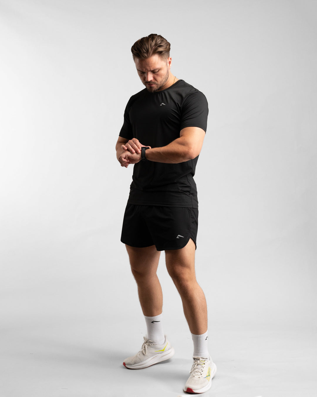 Core Performance T-Shirt (Black/Grey) - Athletic Aesthetics