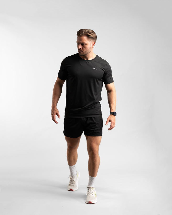Core Performance T-Shirt (Black/Grey) - Athletic Aesthetics