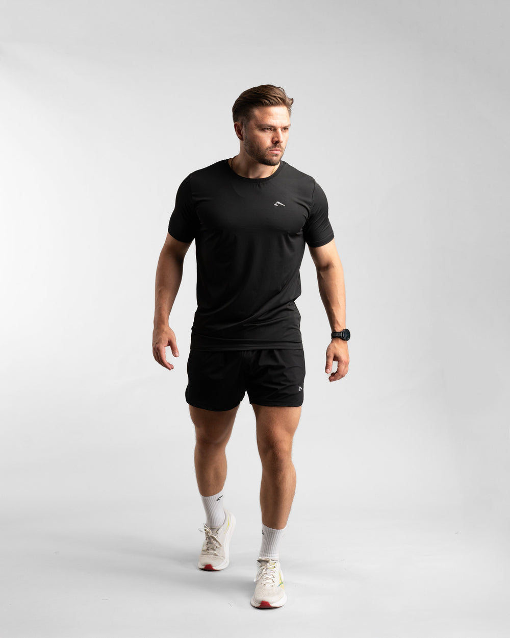 Core Performance T-Shirt (Black/Grey) - Athletic Aesthetics