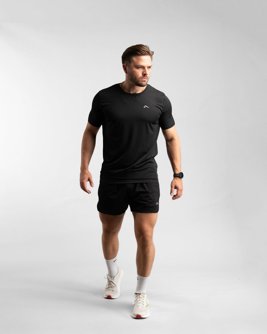 Core Performance T-Shirt (Black/Grey) - Athletic Aesthetics